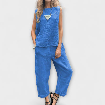 Jennifer - Relaxed Cotton-Linen Outfit