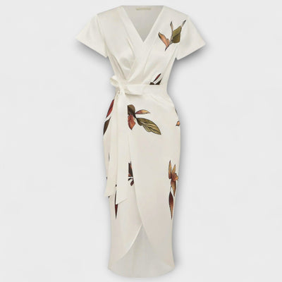 Satin Wrap Dress
