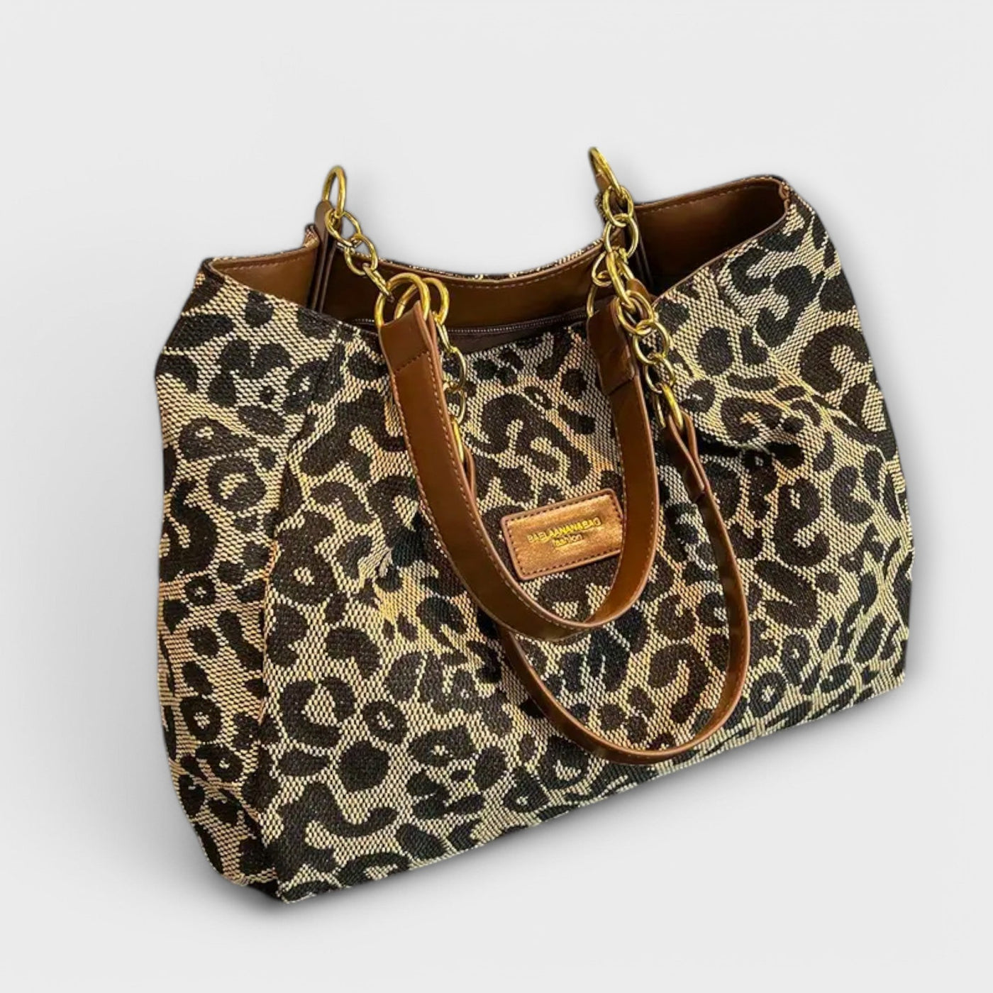 Maison Claire - Leopard Canvas Tote