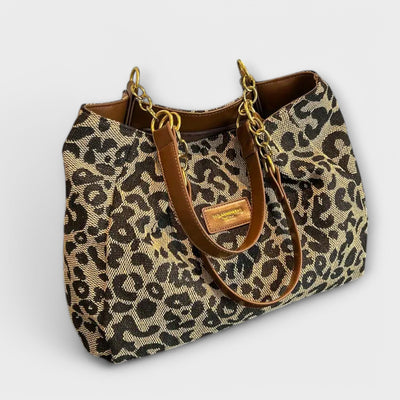 Maison Claire - Leopard Canvas Tote