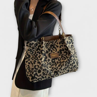 Maison Claire - Leopard Canvas Tote