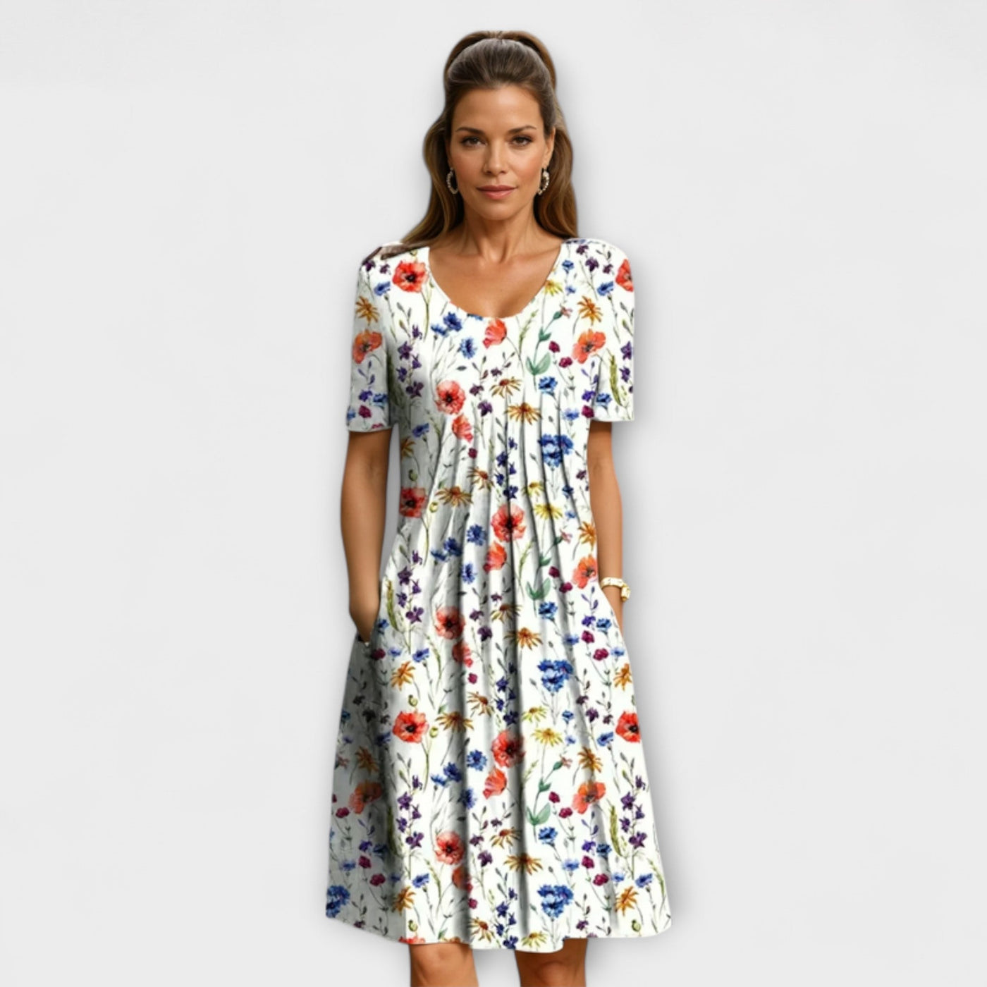 Candice - Stylish Dress with Tummy Control