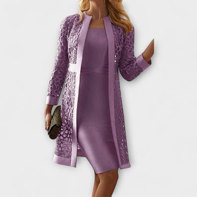 Runa - Elegant Two-Piece Lace Dress