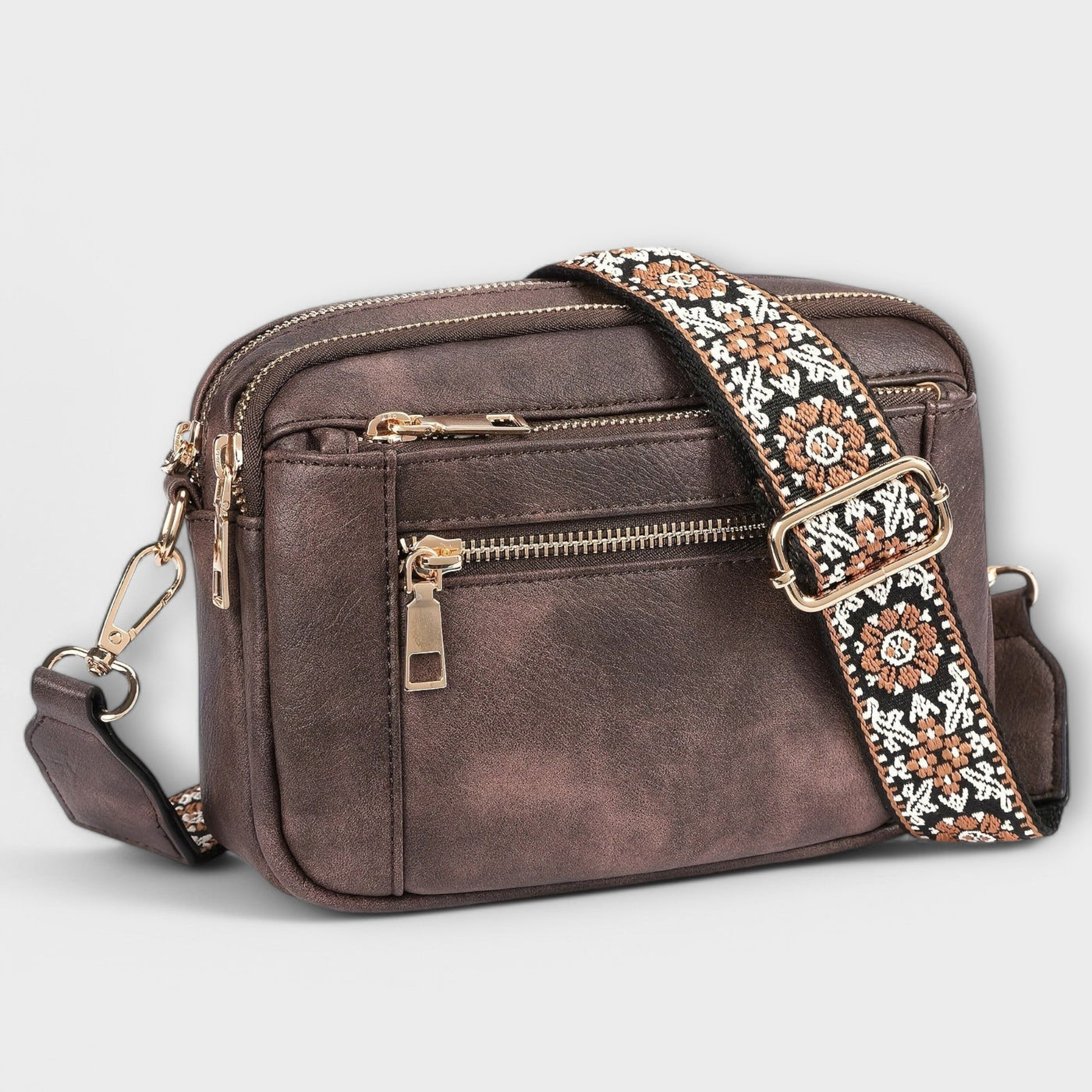 Maison Claire - Crossbody Bag Made of Vegan Leather
