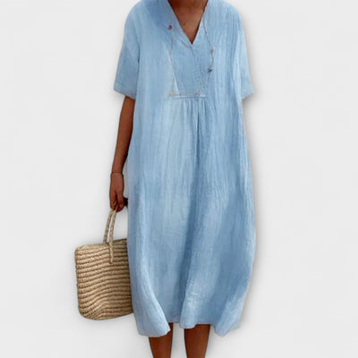 Karen – Easygoing Midi Dress with Relaxed Fit