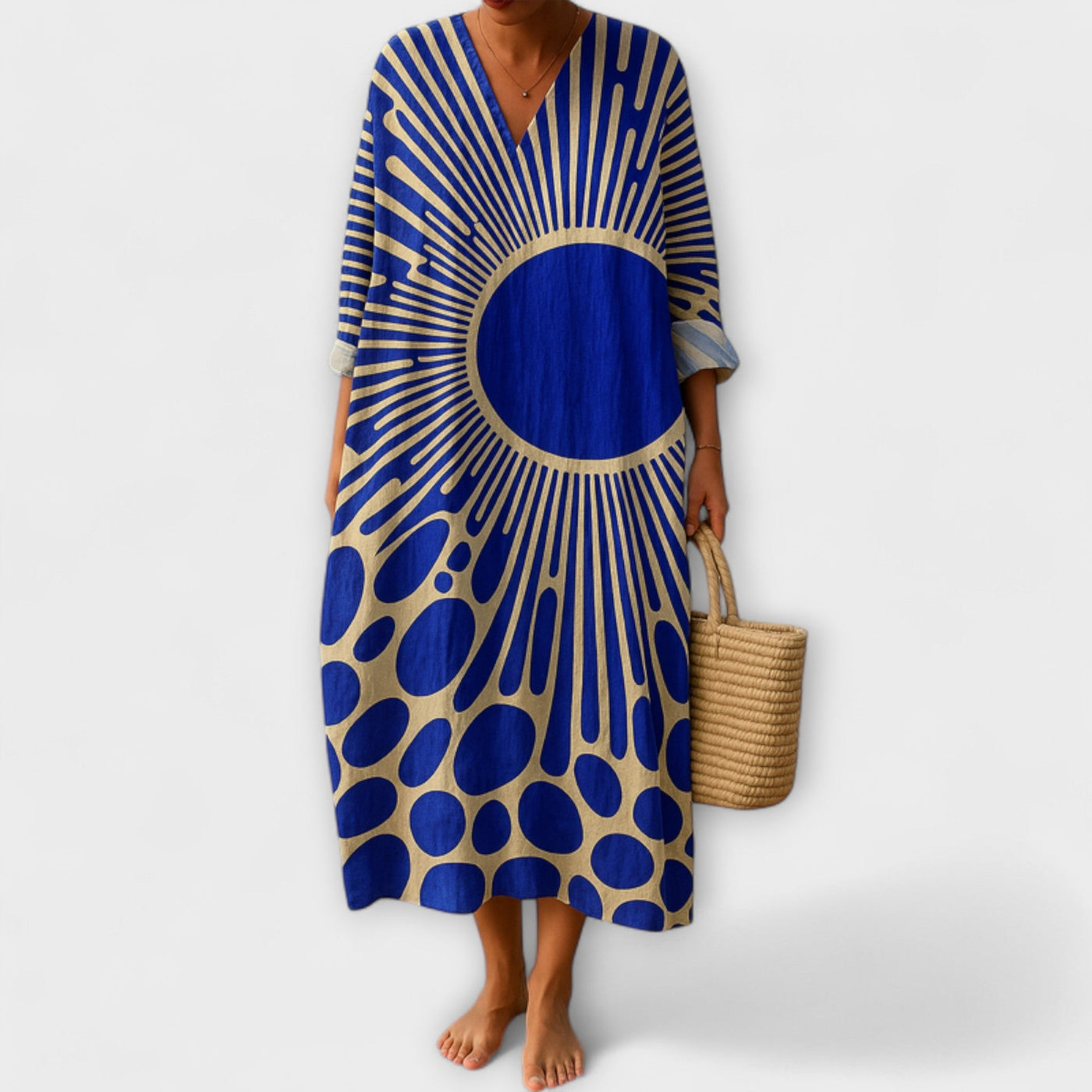 Ella - Exquisitely Crafted Cotton Dress