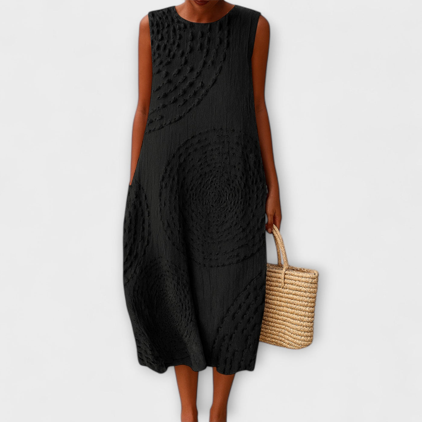 Charlotte - Effortlessly Stylish Sleeveless Midi Dress