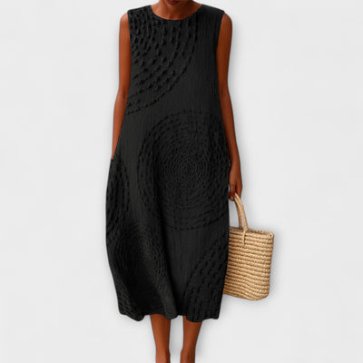 Charlotte - Effortlessly Stylish Sleeveless Midi Dress