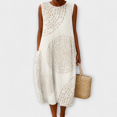 Charlotte - Effortlessly Stylish Sleeveless Midi Dress