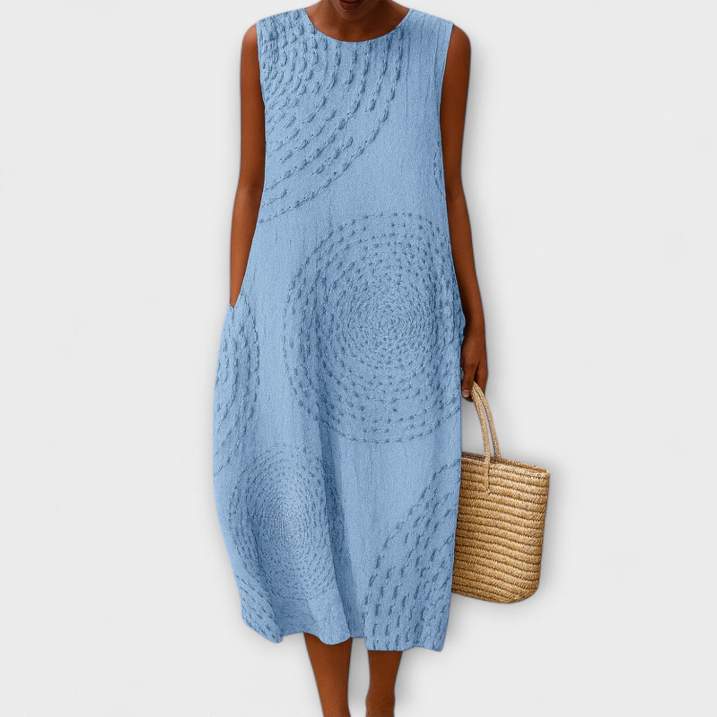 Charlotte - Effortlessly Stylish Sleeveless Midi Dress