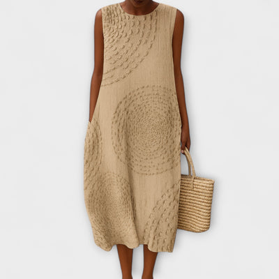 Charlotte - Effortlessly Stylish Sleeveless Midi Dress