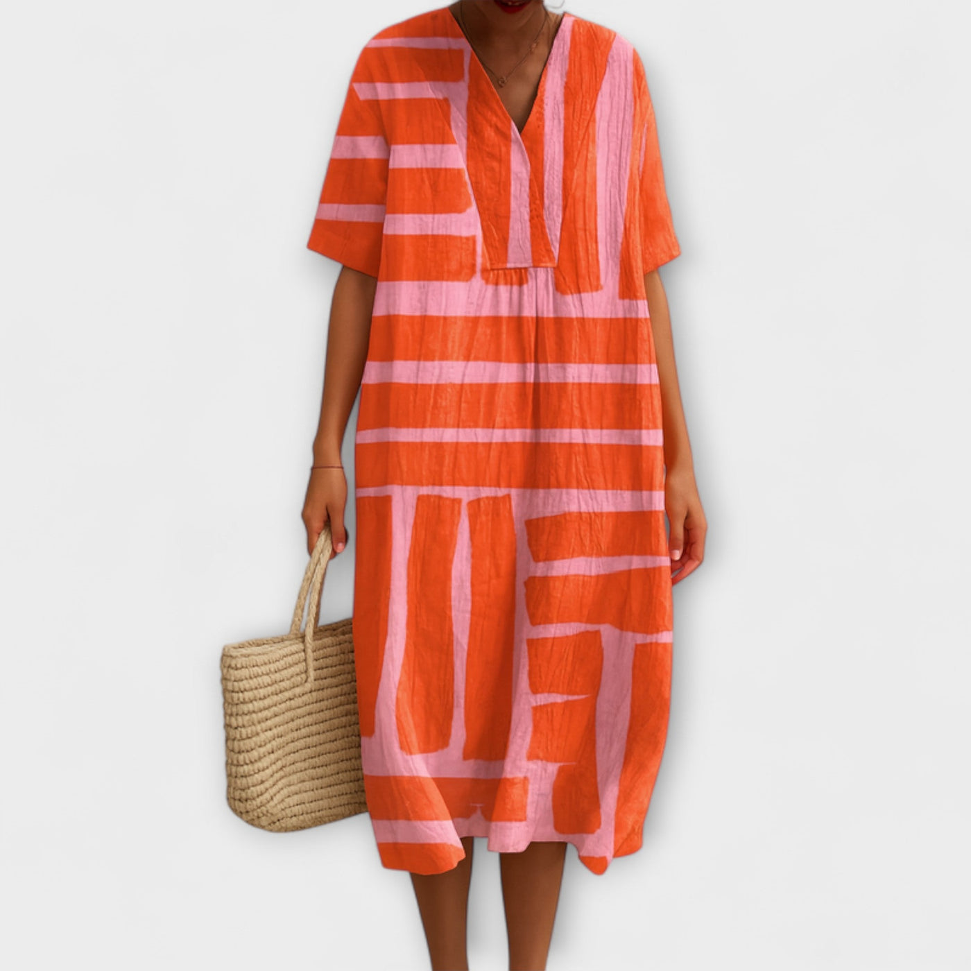 Emily - Cotton Dress Inspired by Art