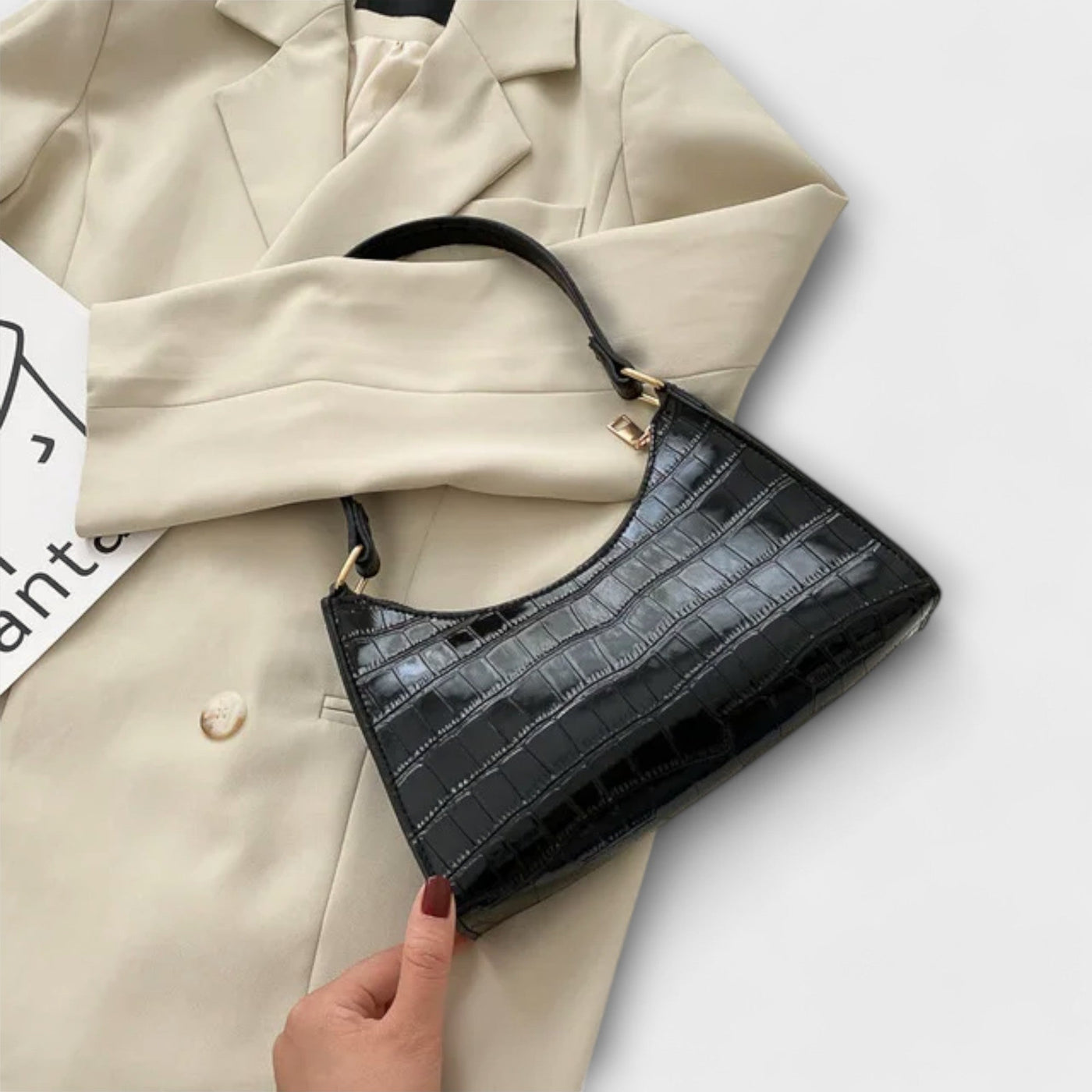 Maison Claire - Shiny Leather Bag