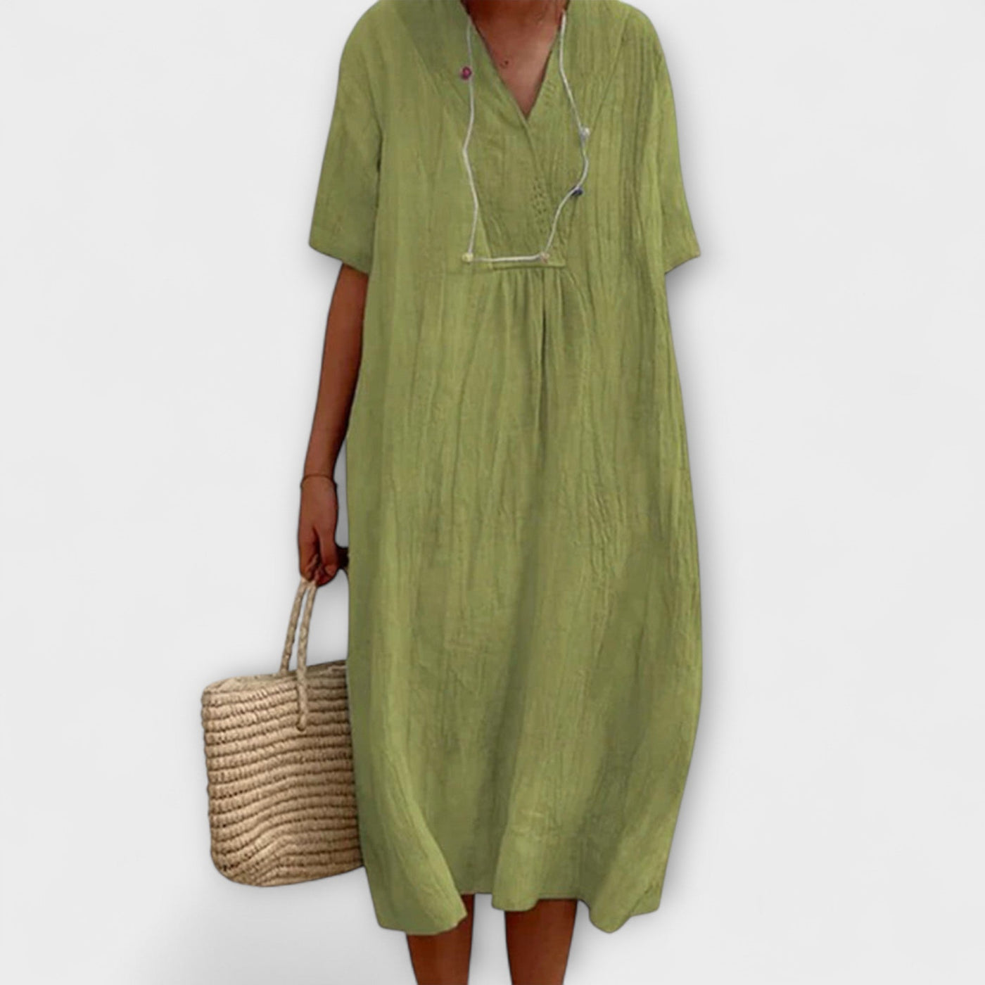 Karen – Easygoing Midi Dress with Relaxed Fit