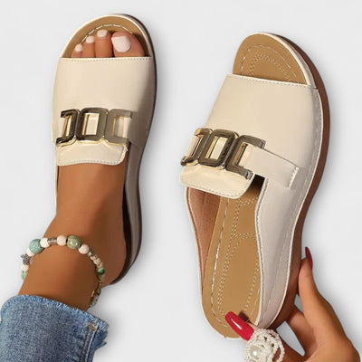 Tinsley – Buckled Slip-On Slides