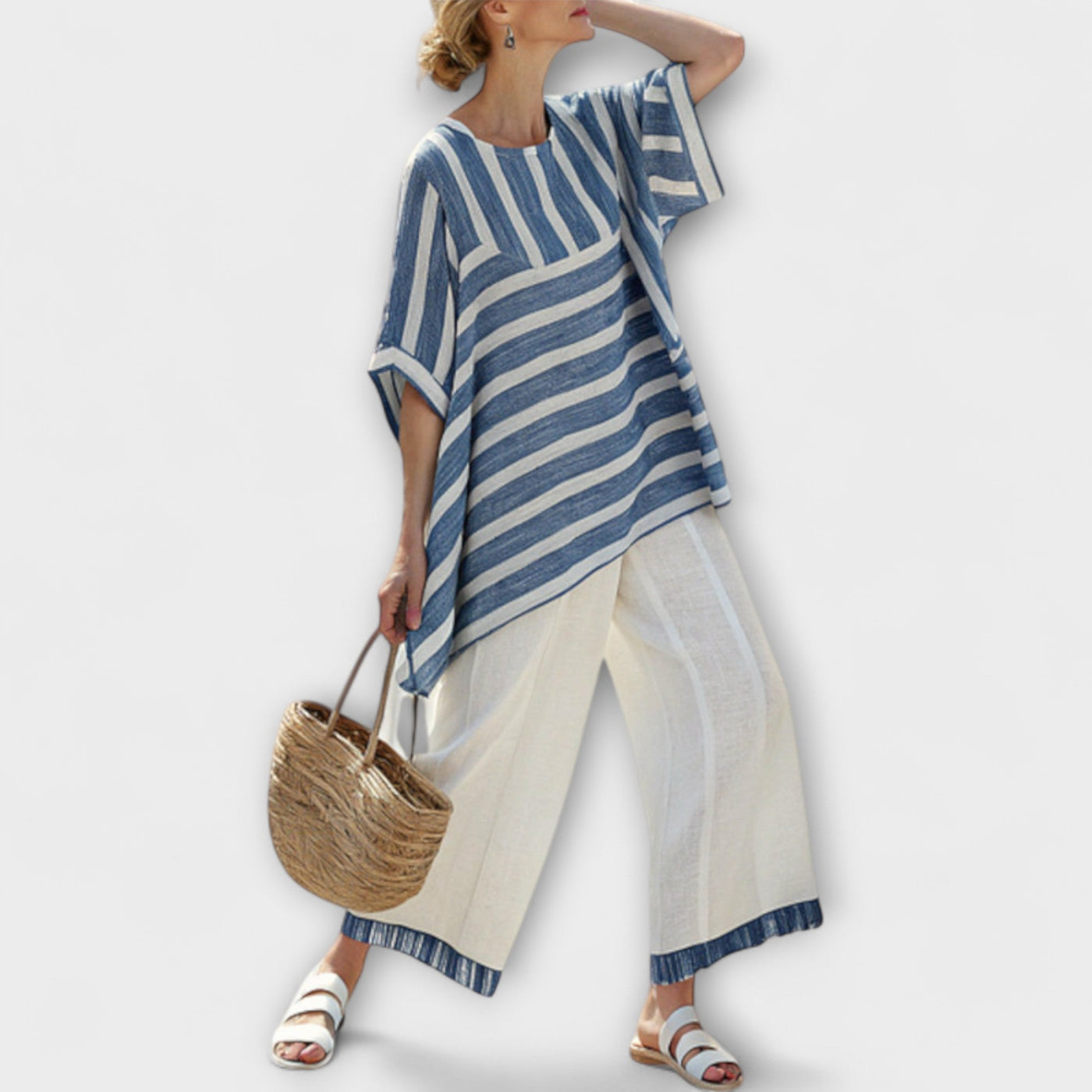 Georgia - Chic Mediterranean Linen Set