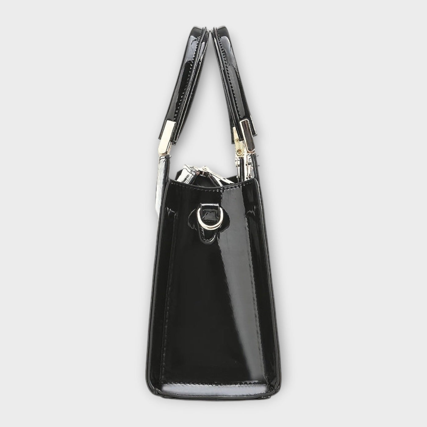 Maison Claire - Glossy Crocodile Pattern Handbag
