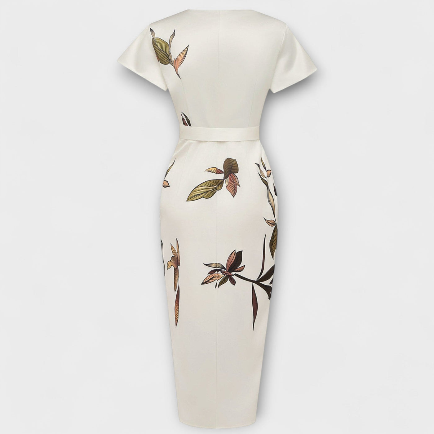 Satin Wrap Dress