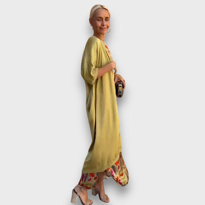 Elveria – Maxi Dress with Matching Cardigan